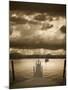 Sunset at the Pier, Pentwater, Michigan ‘10-Monte Nagler-Mounted Photographic Print