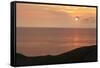 Sunset at the Red Cliff-Markus Lange-Framed Stretched Canvas