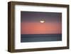 Sunset at the sea, Amrum, Schleswig-Holstein, Germany-null-Framed Art Print