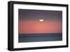 Sunset at the sea, Amrum, Schleswig-Holstein, Germany-null-Framed Art Print