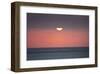 Sunset at the sea, Amrum, Schleswig-Holstein, Germany-null-Framed Art Print