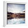 Sunset at the Sea. Beautiful Nature: Water and Sky-Oksana Kovach-Framed Photographic Print