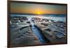 Sunset at Tide Pools in La Jolla, Ca-Andrew Shoemaker-Framed Photographic Print