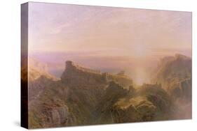 Sunset at Tintagel, 1871-John Mogford-Stretched Canvas