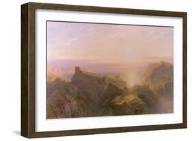 Sunset at Tintagel, 1871-John Mogford-Framed Giclee Print