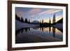 Sunset at Tipsoo Lakes and Mount Rainier-Craig Tuttle-Framed Photographic Print