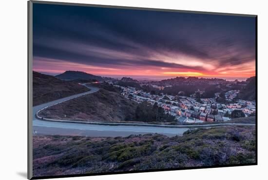 Sunset at Twin Peaks San Francisco-Belinda Shi-Mounted Photographic Print