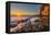 Sunset at Victoria Beach in Laguna Beach, Ca-Andrew Shoemaker-Framed Stretched Canvas