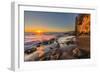 Sunset at Victoria Beach in Laguna Beach, Ca-Andrew Shoemaker-Framed Photographic Print