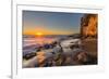 Sunset at Victoria Beach in Laguna Beach, Ca-Andrew Shoemaker-Framed Photographic Print
