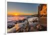 Sunset at Victoria Beach in Laguna Beach, Ca-Andrew Shoemaker-Framed Photographic Print