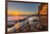 Sunset at Victoria Beach in Laguna Beach, Ca-Andrew Shoemaker-Framed Photographic Print