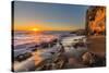 Sunset at Victoria Beach in Laguna Beach, Ca-Andrew Shoemaker-Stretched Canvas
