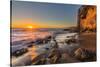 Sunset at Victoria Beach in Laguna Beach, Ca-Andrew Shoemaker-Stretched Canvas