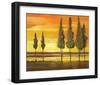 Sunset at Water's Edge-Judith D'Agostino-Framed Art Print