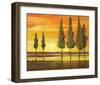 Sunset at Water's Edge-Judith D'Agostino-Framed Art Print