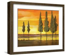 Sunset at Water's Edge-Judith D'Agostino-Framed Art Print