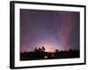 Sunset at Wilderness Lodge on Lake Moeraki, West Coast, South Island, New Zealand-null-Framed Photographic Print