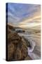 Sunset at Windansea Beach in La Jolla, Ca-Andrew Shoemaker-Stretched Canvas