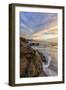 Sunset at Windansea Beach in La Jolla, Ca-Andrew Shoemaker-Framed Photographic Print