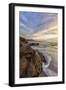 Sunset at Windansea Beach in La Jolla, Ca-Andrew Shoemaker-Framed Photographic Print