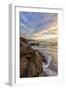 Sunset at Windansea Beach in La Jolla, Ca-Andrew Shoemaker-Framed Photographic Print