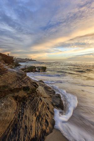 Sunset At Windansea Beach In La Jolla Ca Photographic Print Andrew Shoemaker Allposters Com