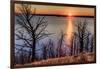 Sunset at Yellowstone Lake, Yellowstone National Park, Wyoming, USA-Tom Norring-Framed Photographic Print