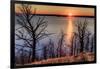 Sunset at Yellowstone Lake, Yellowstone National Park, Wyoming, USA-Tom Norring-Framed Photographic Print