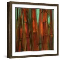 Sunset Bamboo II-Suzanne Wilkins-Framed Art Print