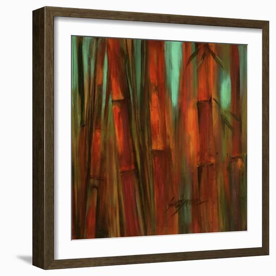 Sunset Bamboo II-Suzanne Wilkins-Framed Art Print