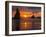 Sunset, Bandon Beach, Oregon, USA-Cathy & Gordon Illg-Framed Premium Photographic Print