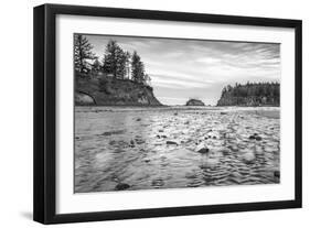 Sunset Bay BW-Stan Hellmann-Framed Photo