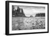 Sunset Bay BW-Stan Hellmann-Framed Photo