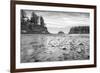 Sunset Bay BW-Stan Hellmann-Framed Photo