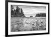 Sunset Bay BW-Stan Hellmann-Framed Photo