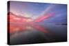 Sunset Bay Design at San Pablo Pier, Bay Area-null-Stretched Canvas