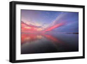 Sunset Bay Design at San Pablo Pier, Bay Area-null-Framed Photographic Print