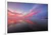 Sunset Bay Design at San Pablo Pier, Bay Area-null-Framed Photographic Print
