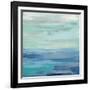 Sunset Beach II no Orange-Silvia Vassileva-Framed Art Print