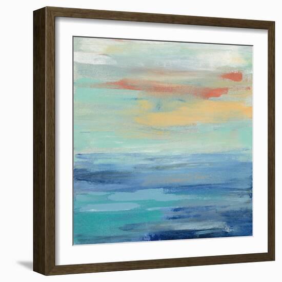 Sunset Beach II-Silvia Vassileva-Framed Art Print