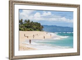 Sunset Beach, North Shore, Oahu, Hawaii, United States of America, Pacific-Michael DeFreitas-Framed Photographic Print