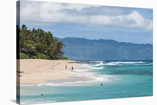 Sunset Beach, North Shore, Oahu, Hawaii-Michael DeFreitas-Stretched Canvas