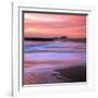 Sunset Beach Paint (Square)-Vincent James-Framed Photographic Print
