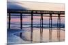 Sunset Beach Pier at Sunrise, North Carolina, USA-null-Mounted Photographic Print