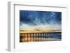 Sunset Beach Pier at Sunrise, North Carolina, USA-null-Framed Photographic Print