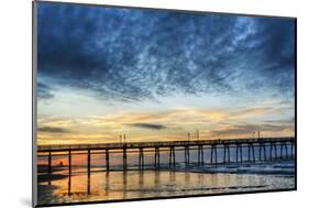 Sunset Beach Pier at Sunrise, North Carolina, USA-null-Mounted Photographic Print