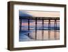 Sunset Beach Pier at Sunrise, North Carolina, USA-null-Framed Photographic Print