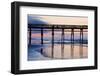 Sunset Beach Pier at Sunrise, North Carolina, USA-null-Framed Photographic Print