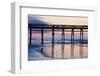 Sunset Beach Pier at Sunrise, North Carolina, USA-null-Framed Photographic Print